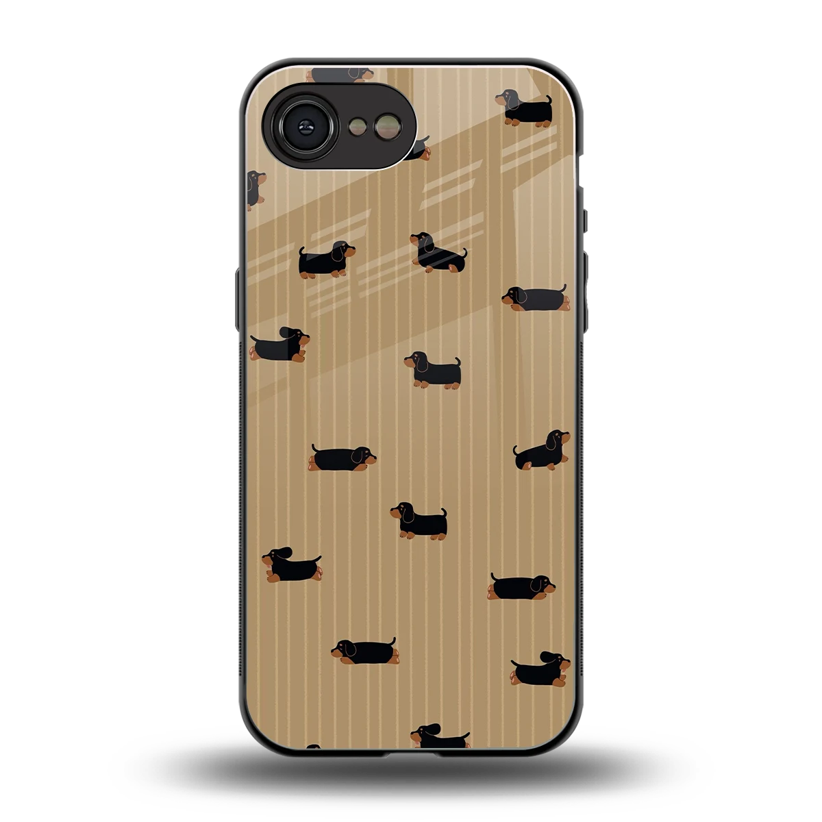 Dachshund back phone cover | glass case for iphone 16e