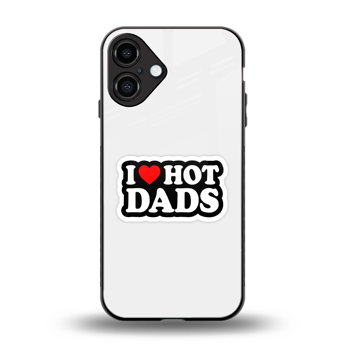 Dad Crush back phone cover | glass case for iphone 16 plus