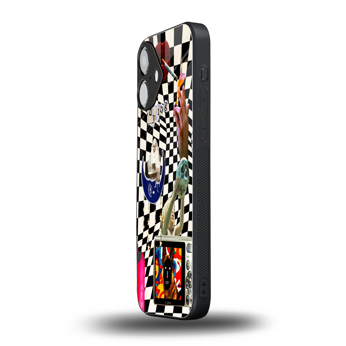 Dark Trip Phone Case for Iphone 16 | Glass Case
