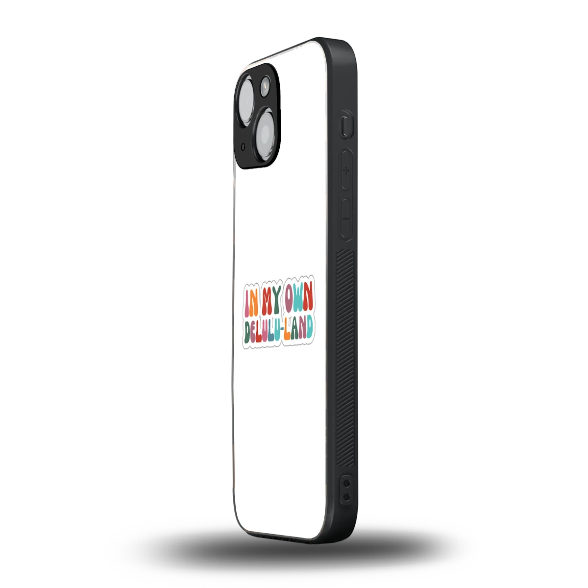 Delulu Land iphone 13 mini mobile cover | shockproof glass phone case