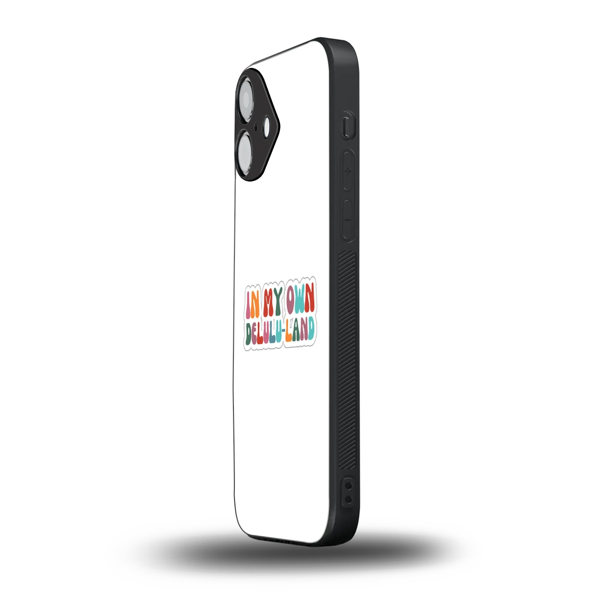 Delulu Land iphone 16 plus mobile cover | shockproof glass phone case