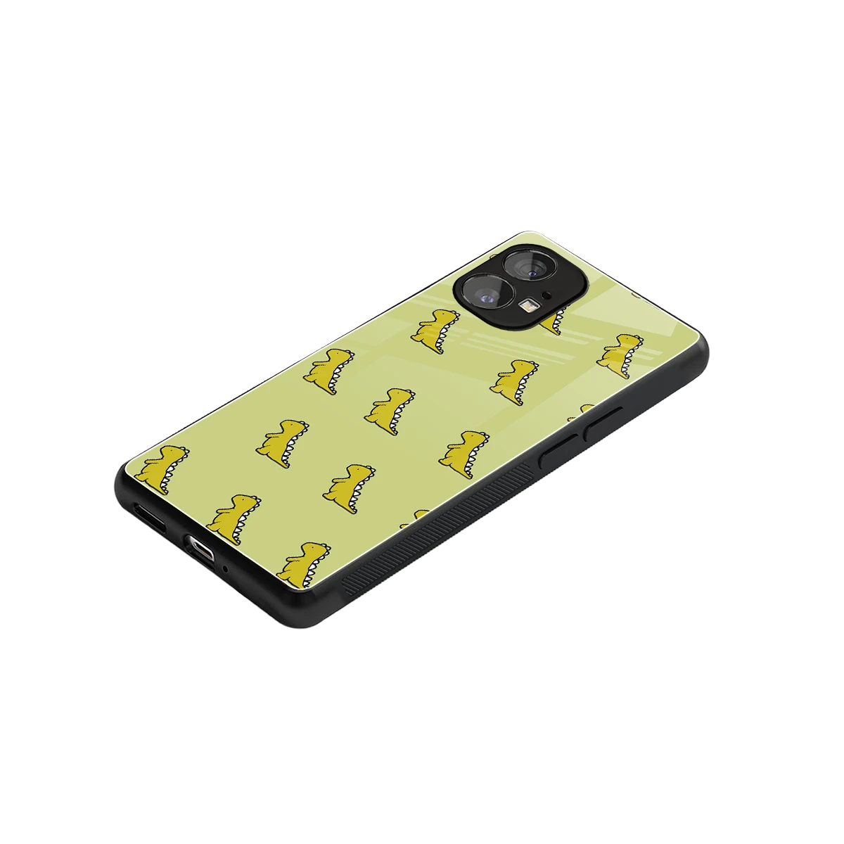 Dino Golden stylish phone case for nothing phone 1 | glossy glass and slim fit