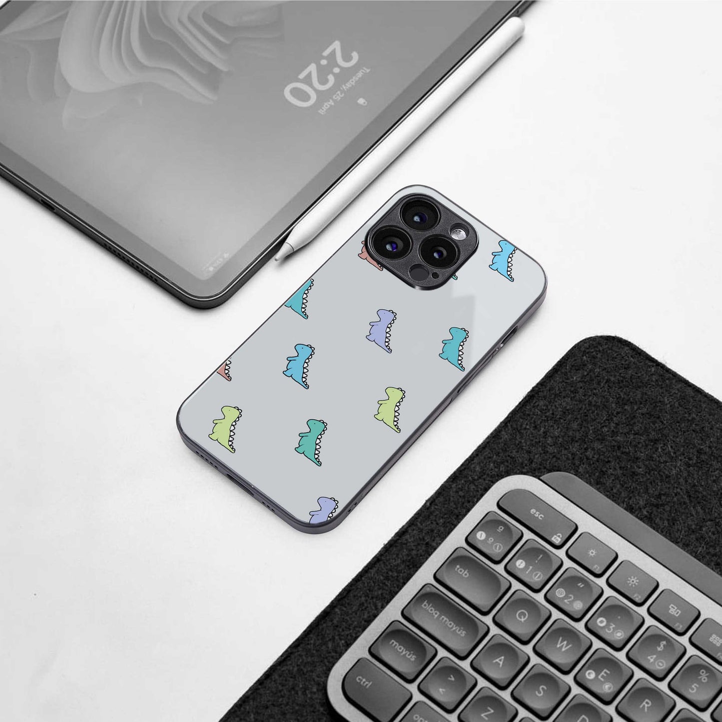 Dino Phone Case for Iphone 16 | Glass Case
