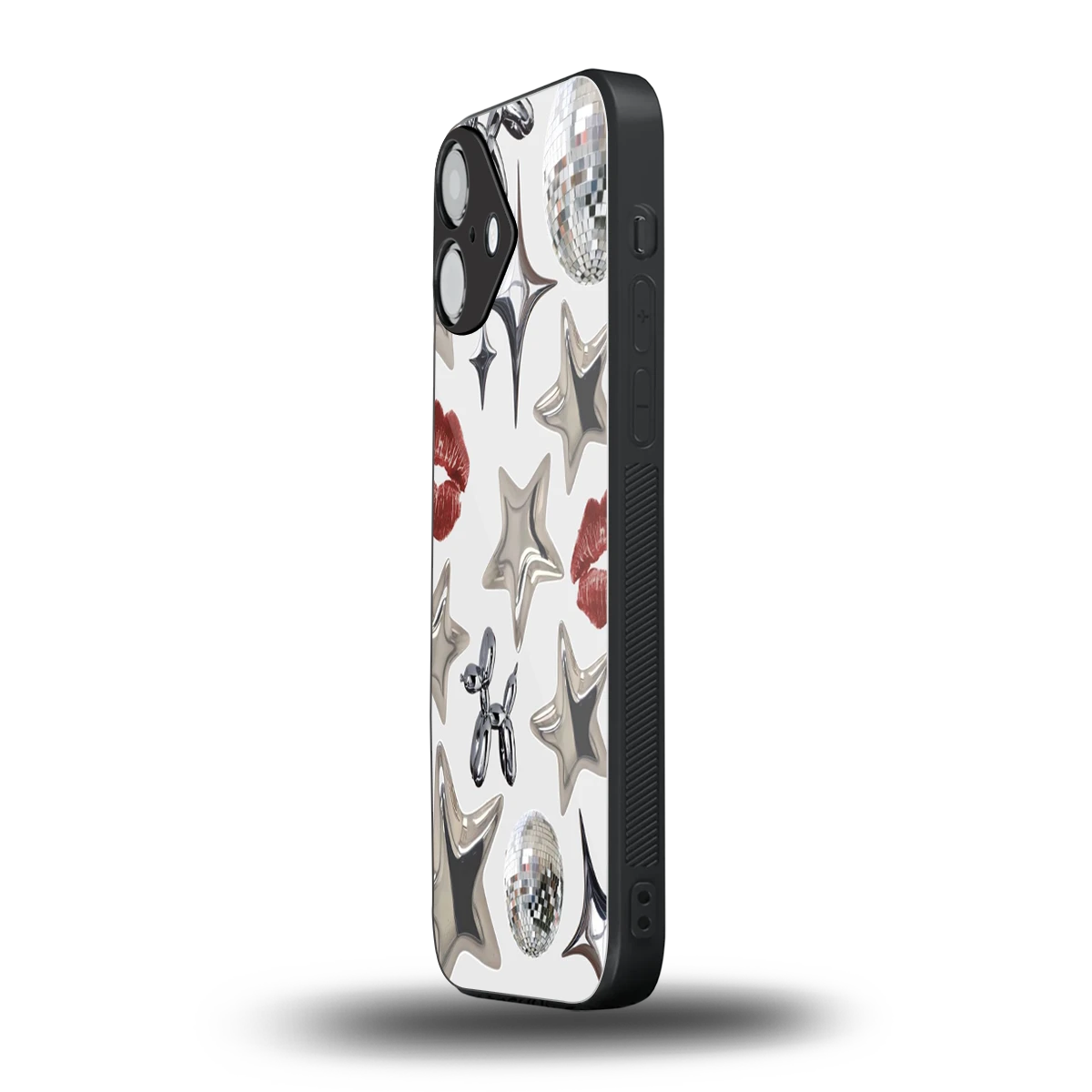 Disco Dreams iphone 16 plus mobile cover | shockproof glass phone case