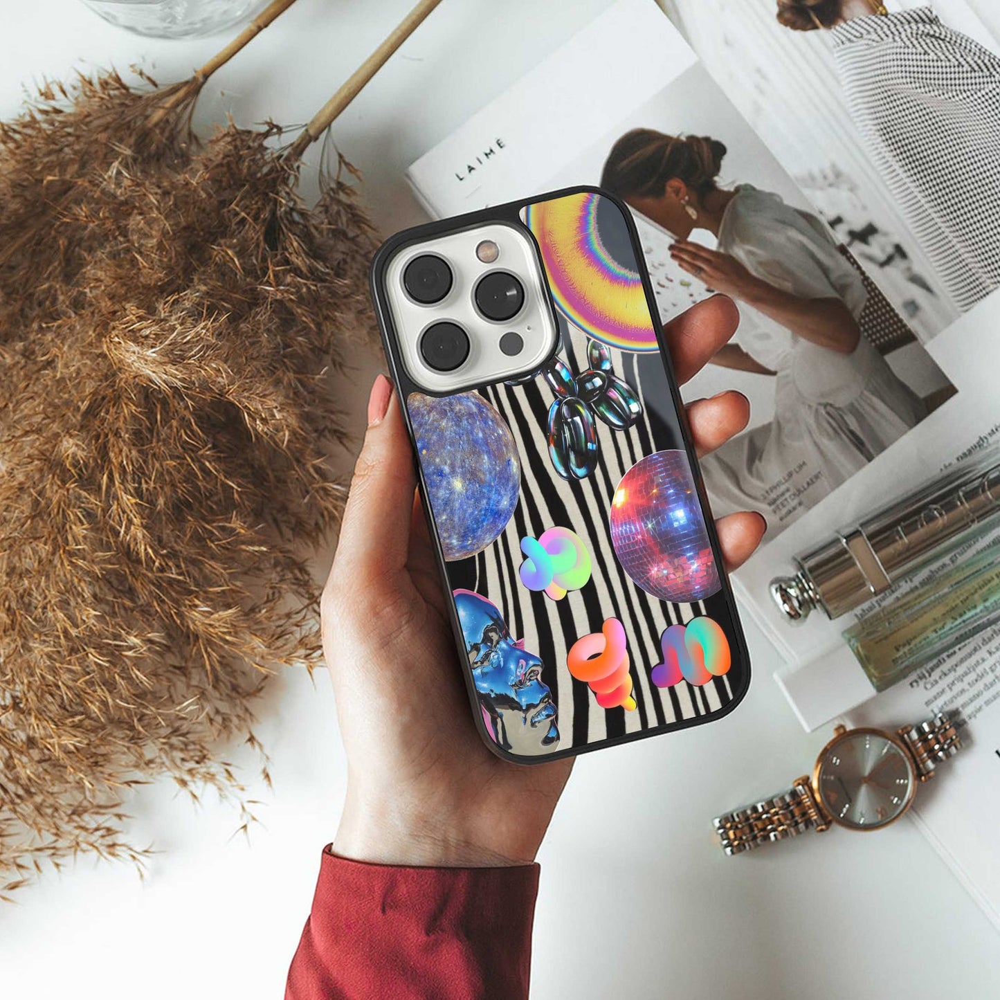 Disco Dream Phone Case for Iphone 16 | Glass Case