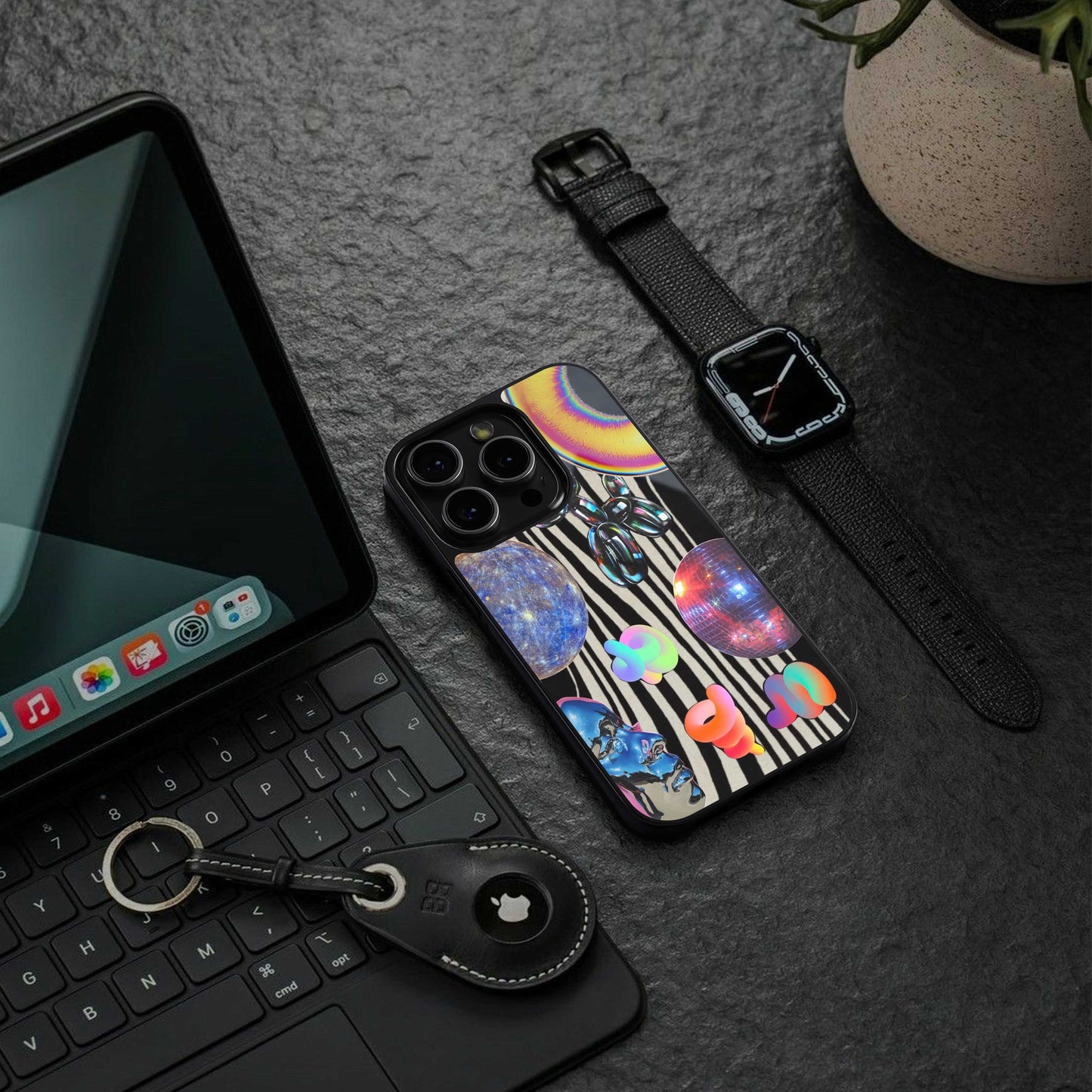 Disco Dream Phone Case for Iphone 16 | Glass Case