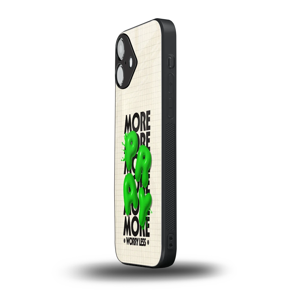 Divine Energy iphone 16 plus mobile cover | shockproof glass phone case