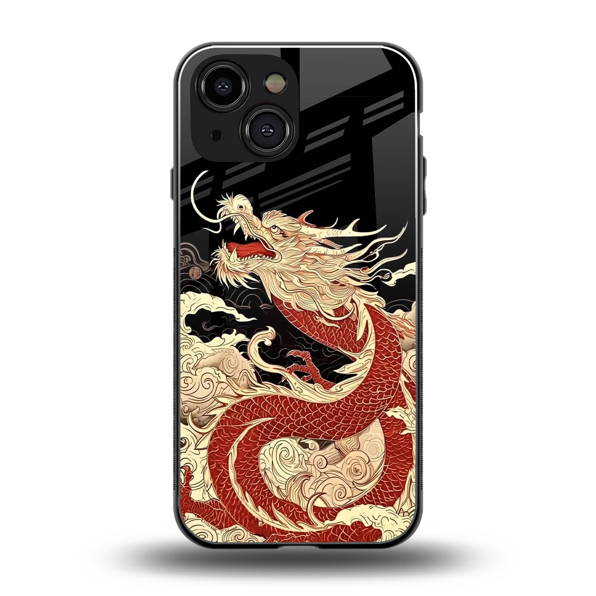 Dragon Spirit back phone cover | glass case for iphone 13 mini