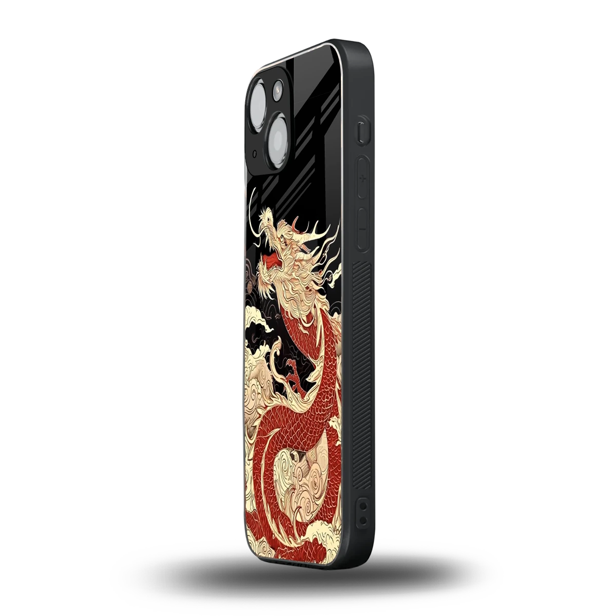 Dragon Spirit iphone 13 mini mobile cover | shockproof glass phone case