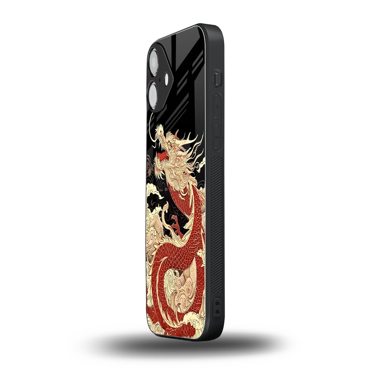 Dragon Spirit iphone 16 plus mobile cover | shockproof glass phone case