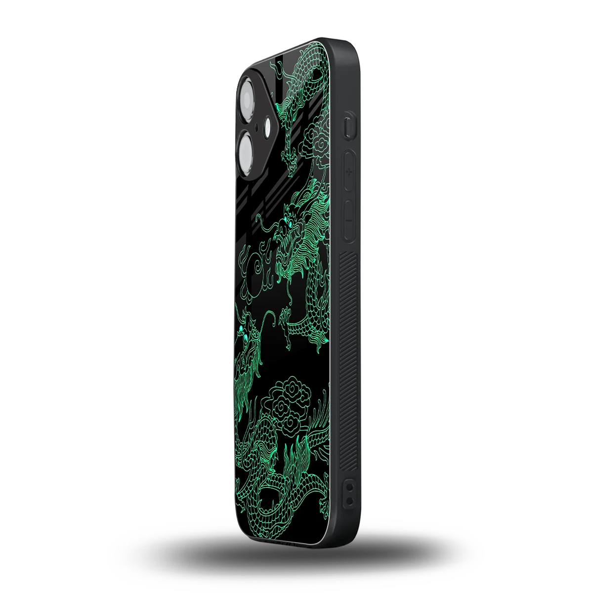 Dragons Green iphone 16 plus mobile cover | shockproof glass phone case