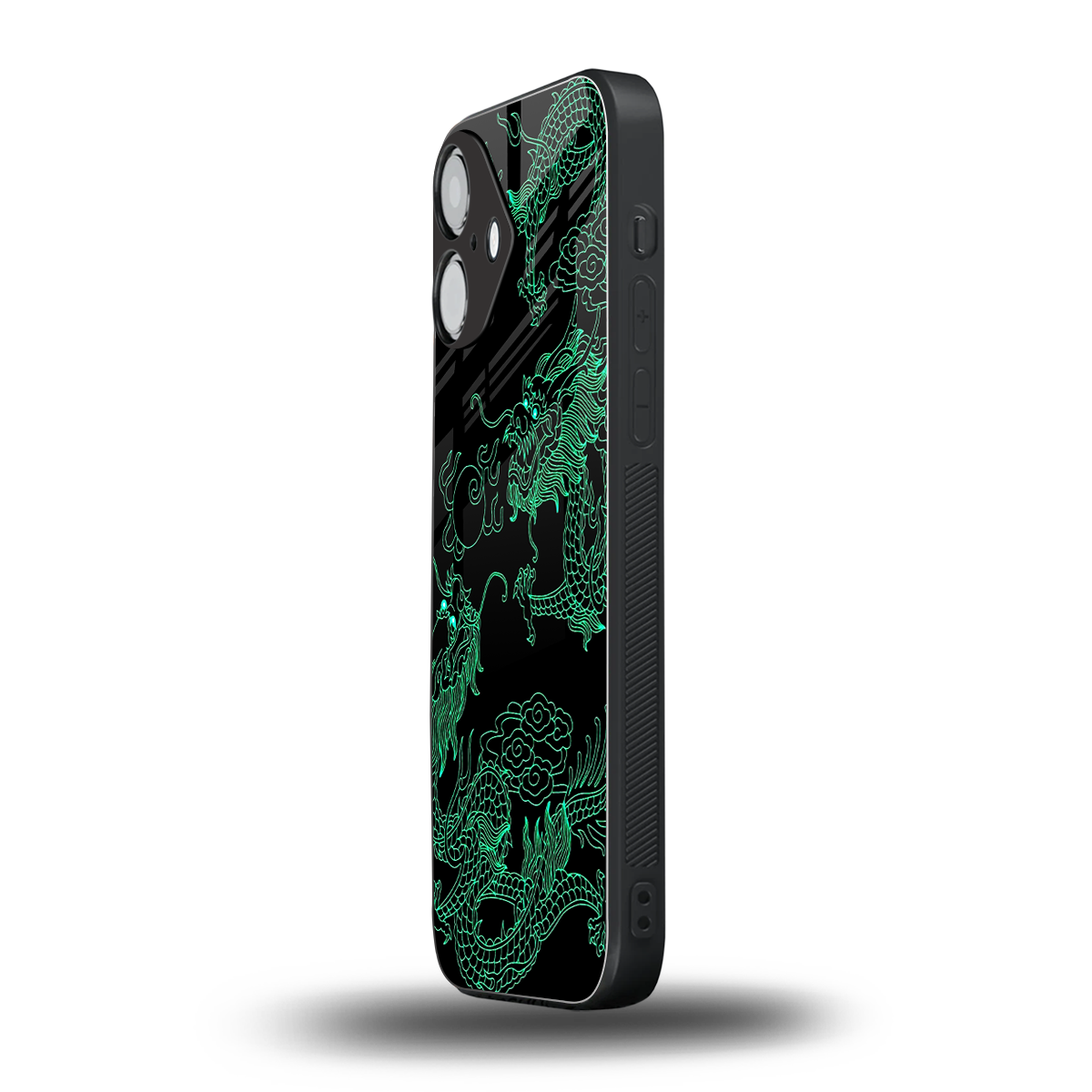 Dragons Green Phone Case for Iphone 16 | Glass Case
