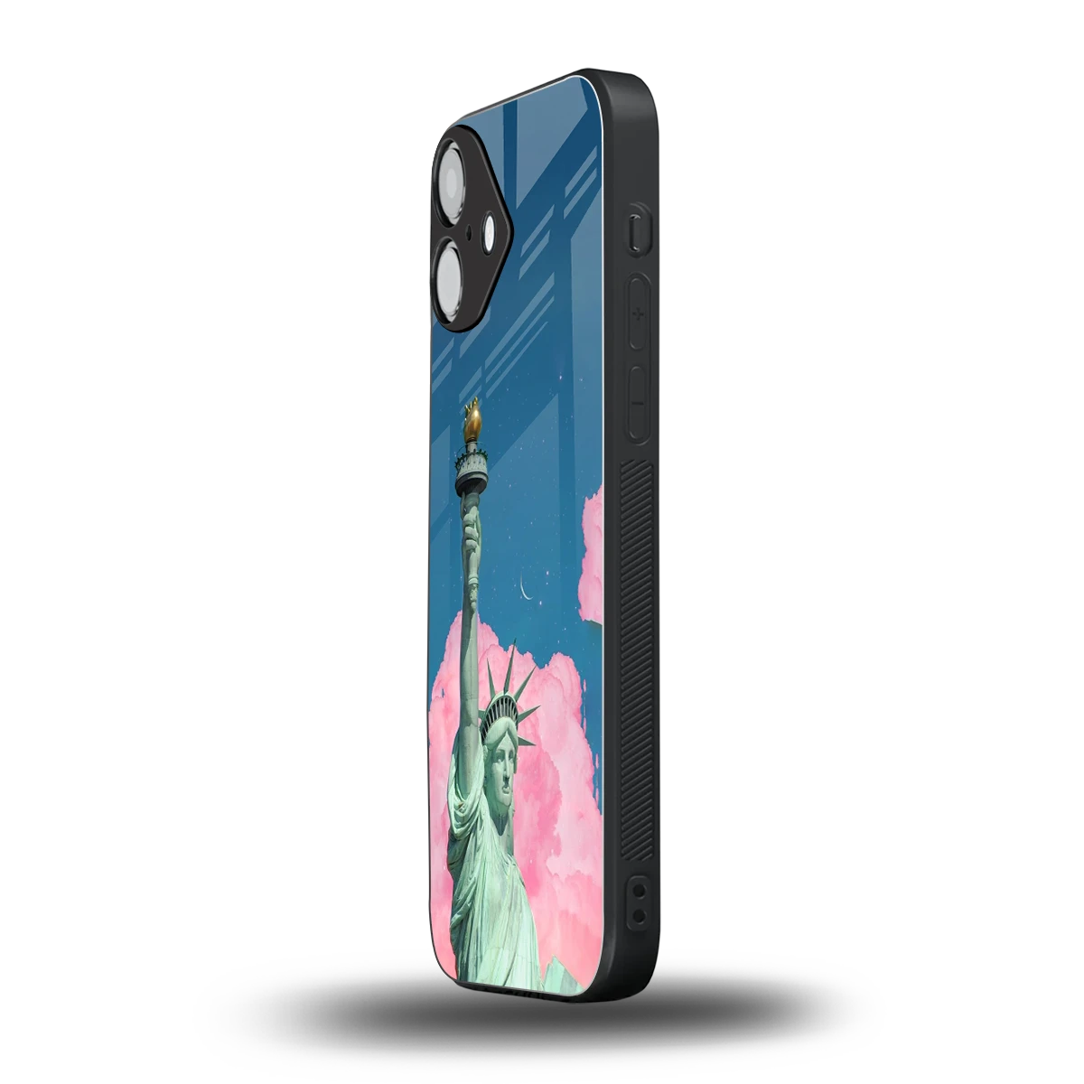 Dreamy Freedom iphone 16 plus mobile cover | shockproof glass phone case