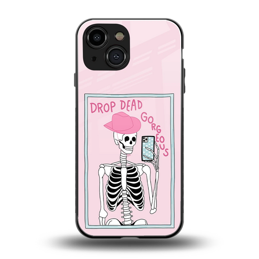 Drop Dead Gorgeous back phone cover | glass case for iphone 13 mini