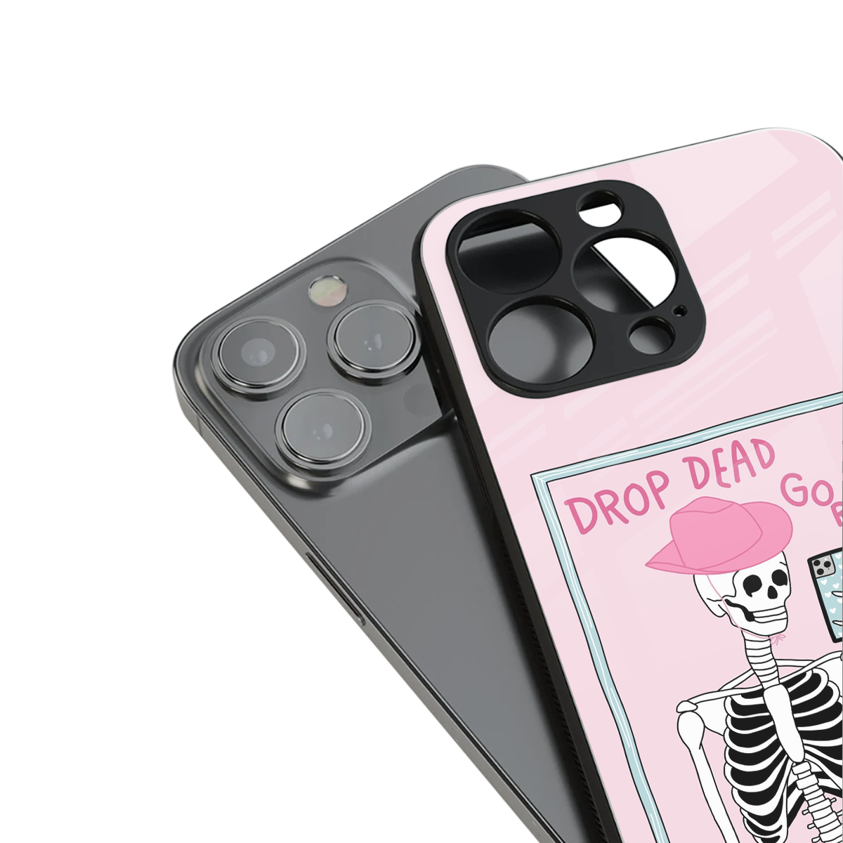Drop Dead Gorgeous stylish phone case for iPhone 16 | glossy glass and slim fit