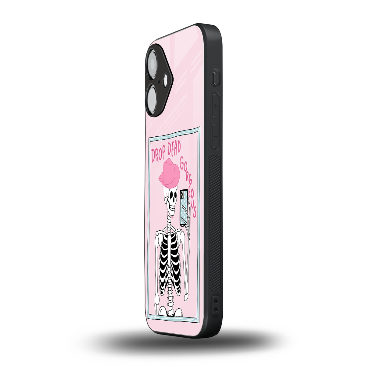 Drop Dead Gorgeous iPhone 16 mobile cover | shockproof glass phone case