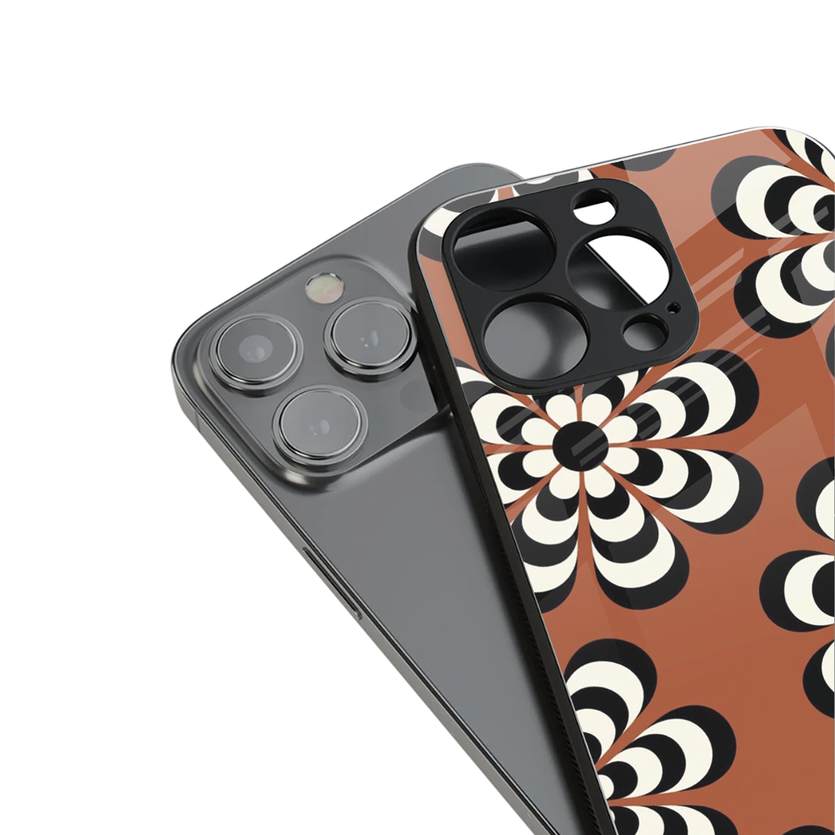 Earthy Bloom Phone Case for Iphone 16 | Glass Case