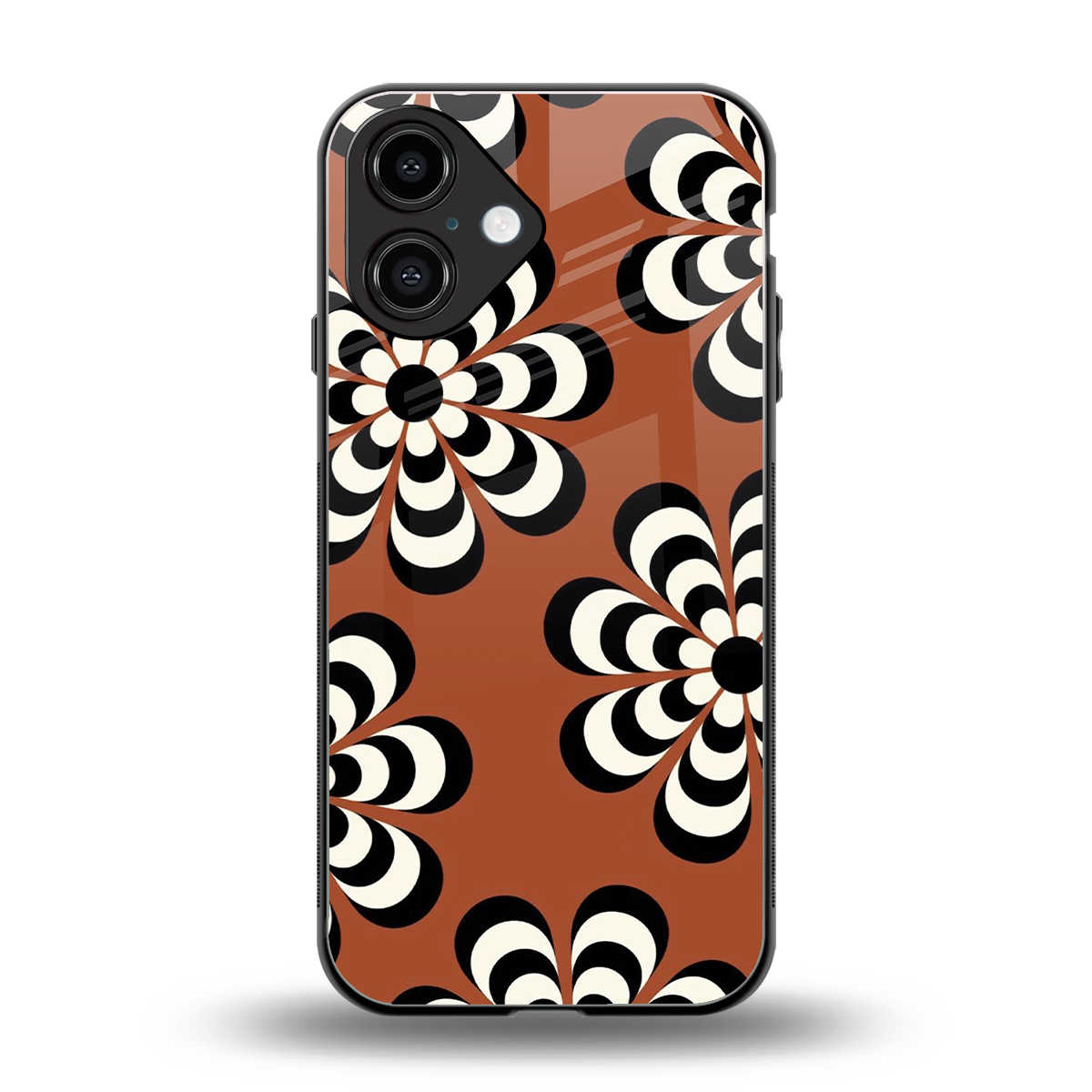 Earthy Bloom Phone Case for Iphone 16 | Glass Case