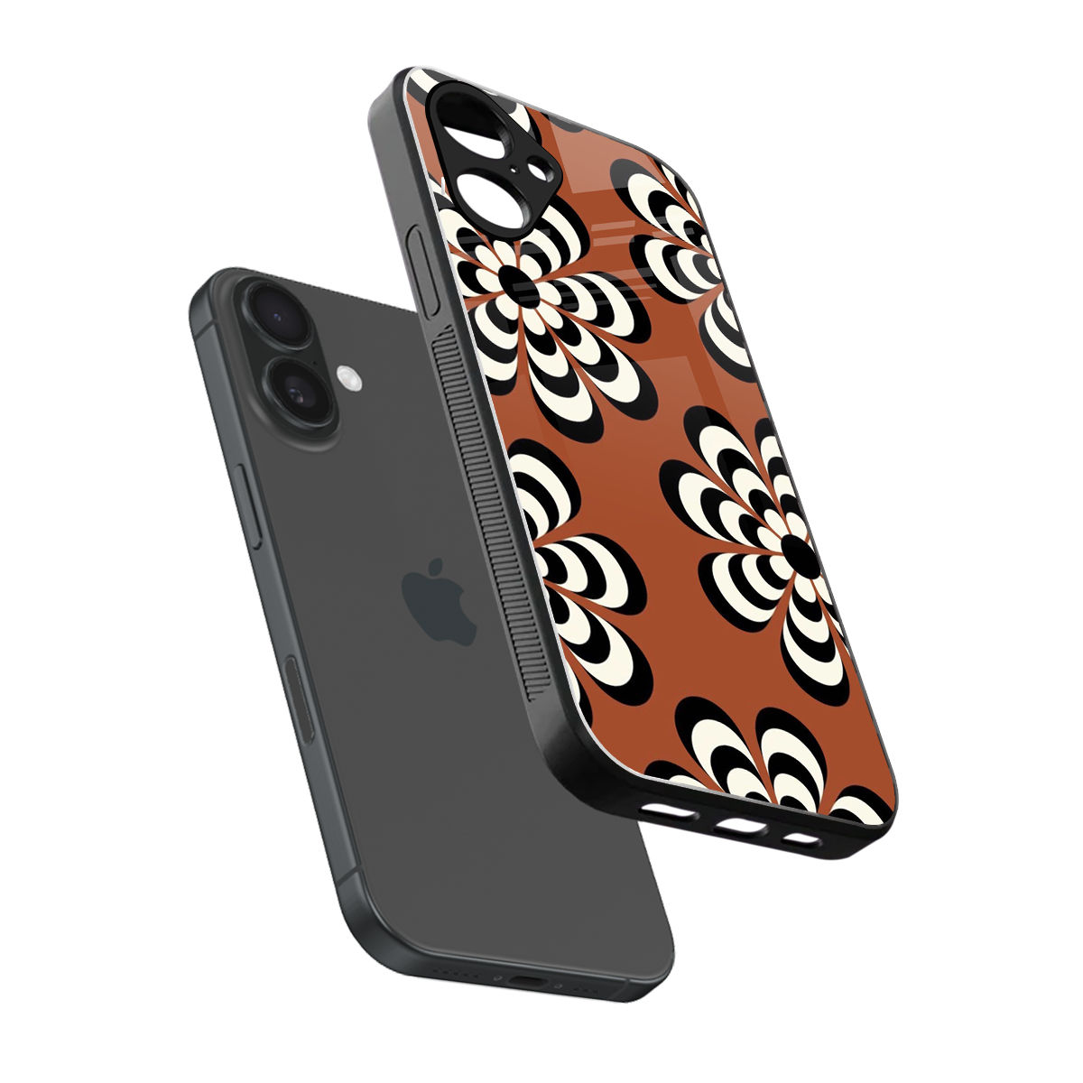 Earthy Bloom Phone Case for Iphone 16 | Glass Case