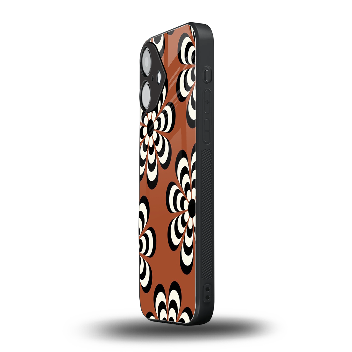 Earthy Bloom Phone Case for Iphone 16 | Glass Case