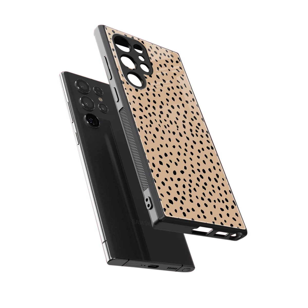 Earthy Terrain sleek samsung galaxy s24 ultra cover with tempered glass back and TPU edges