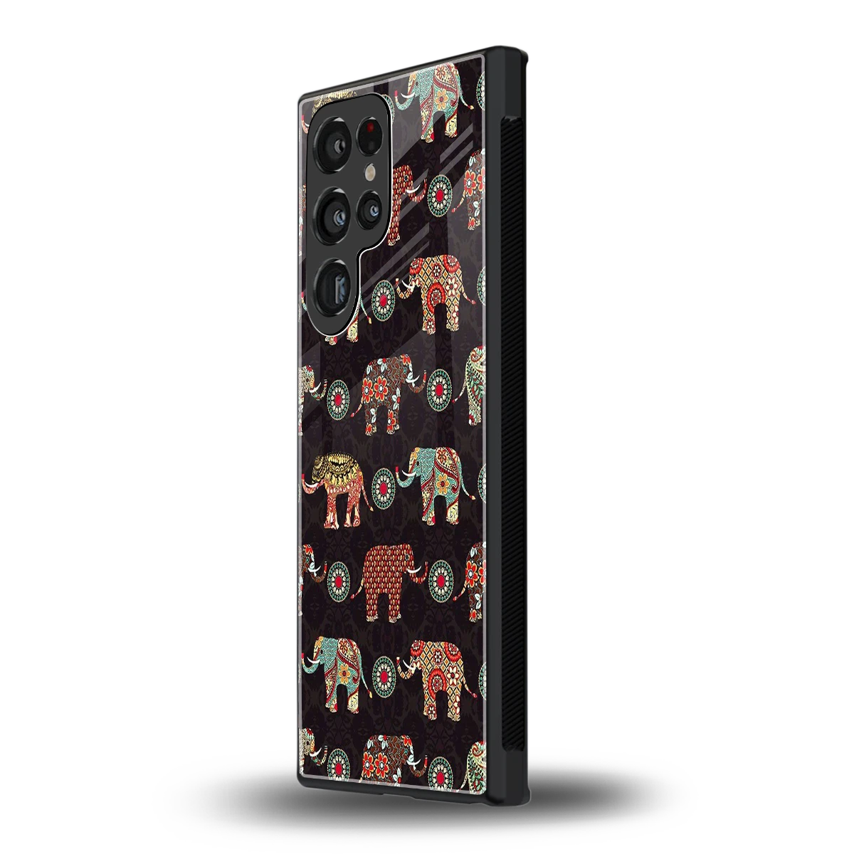 Elephant Art samsung galaxy s24 ultra mobile cover | shockproof glass phone case