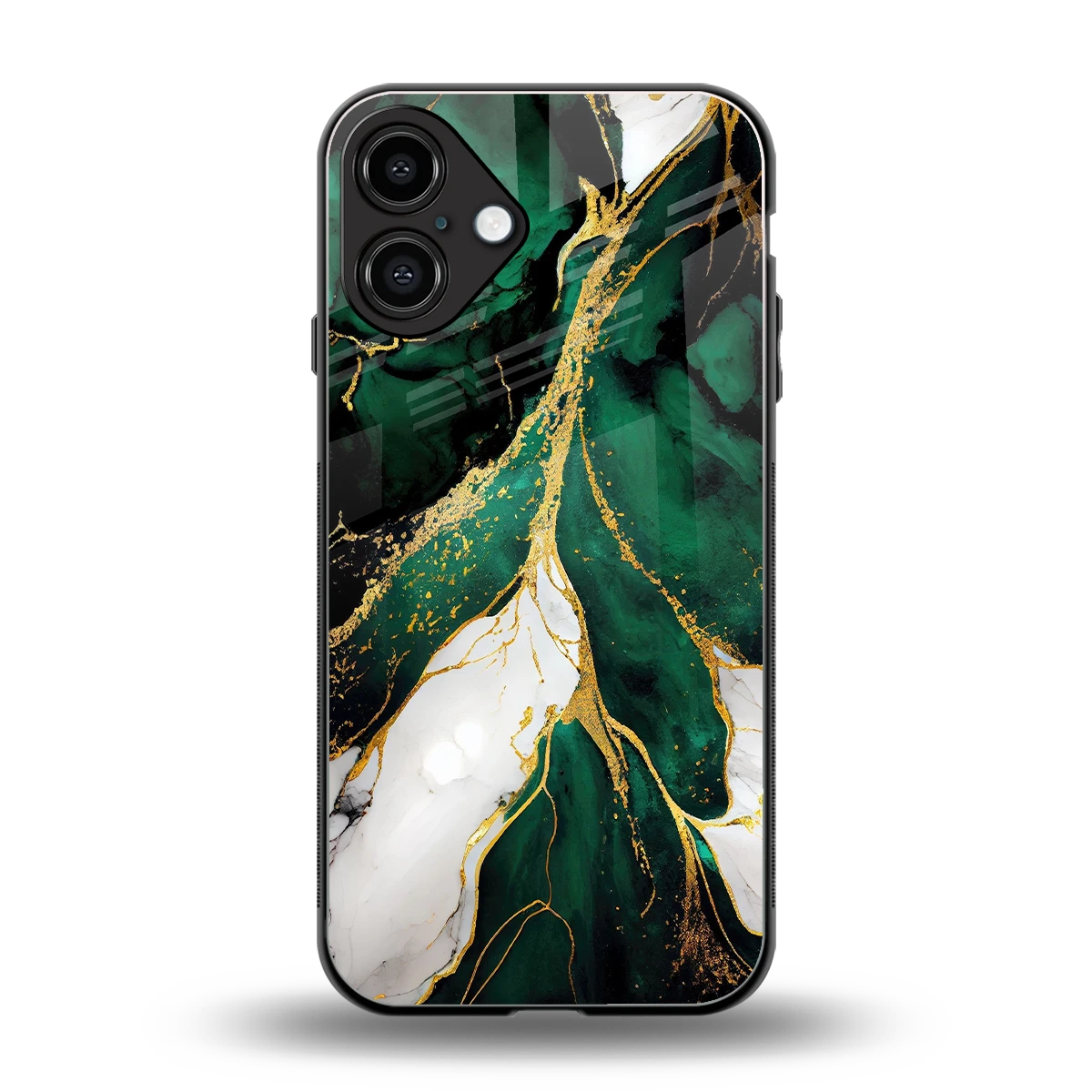 Emerald Luxe back phone cover | glass case for iphone 16 plus