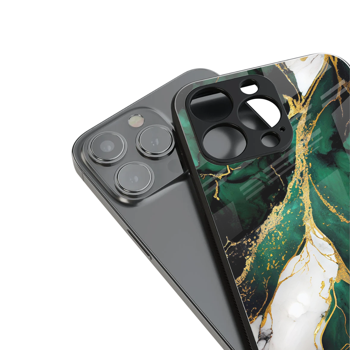 Emerald Luxe Phone Case for Iphone 16 | Glass Case
