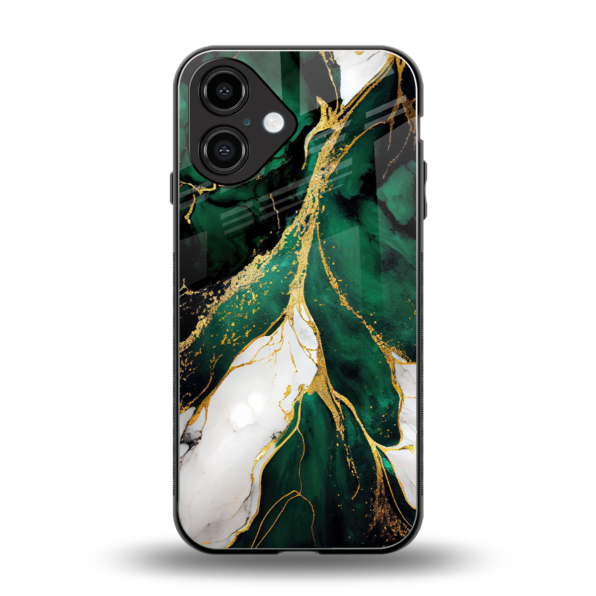 Emerald Luxe Phone Case for Iphone 16 | Glass Case