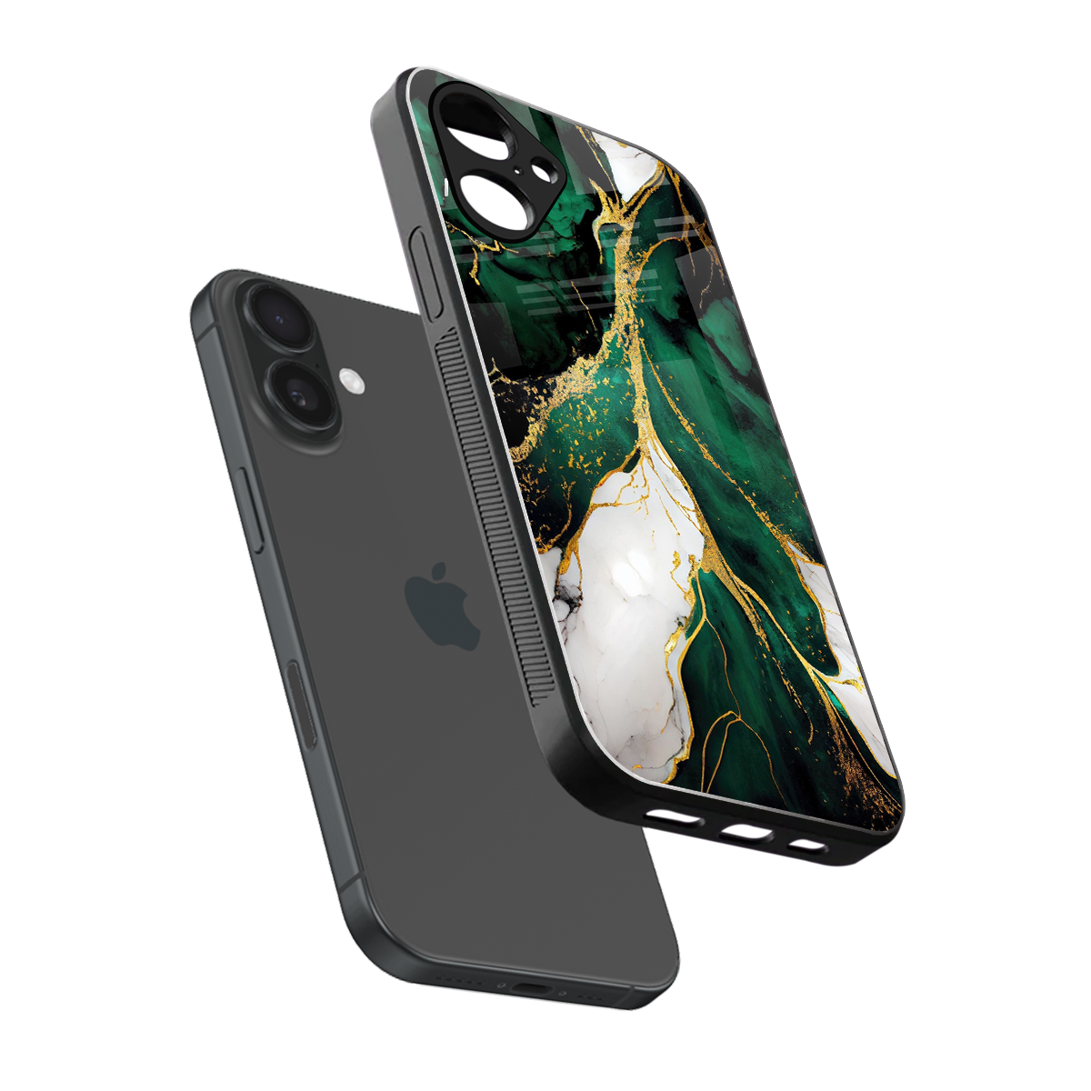 Emerald Luxe Phone Case for Iphone 16 | Glass Case