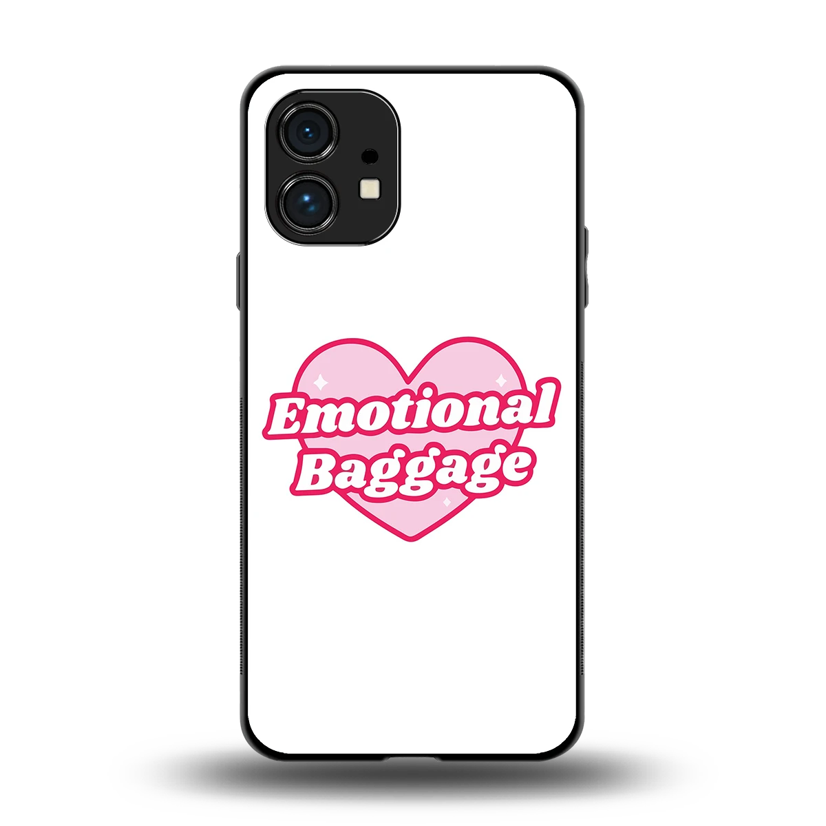 Emotional Baggage back phone cover | glass case for nothing phone 1