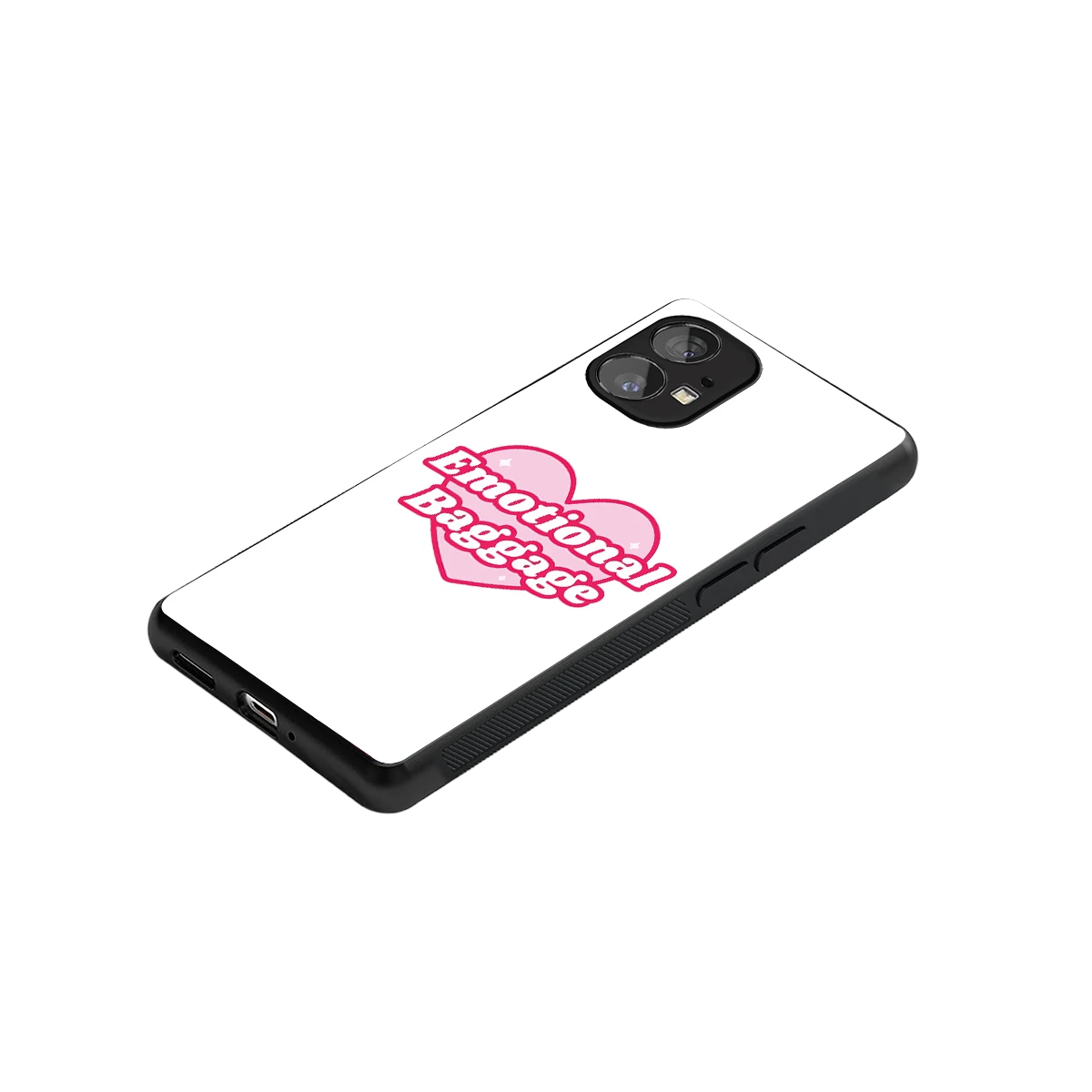 Emotional Baggage stylish phone case for nothing phone 1 | glossy glass and slim fit