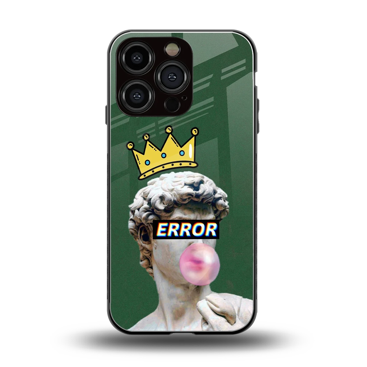 Error back phone cover | glass case for iphone 16 pro