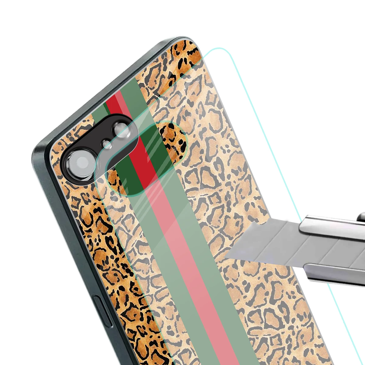 Exotic Edge stylish phone case for iphone 16e | glossy glass and slim fit