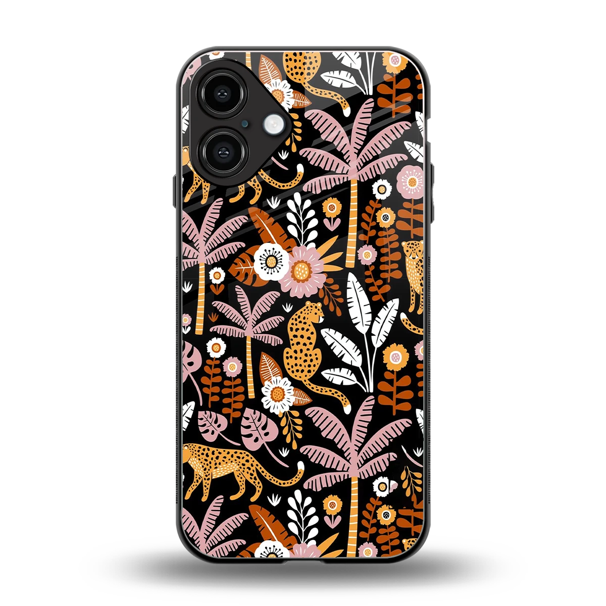 Exotic Paradise back phone cover | glass case for iphone 16 plus
