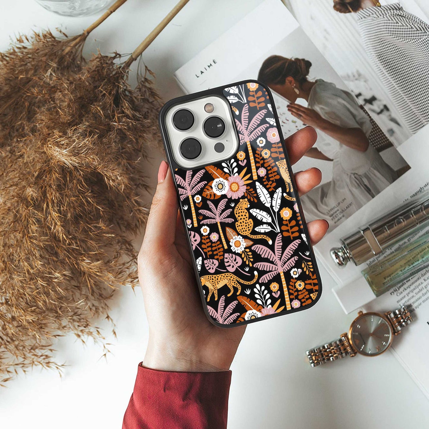 Exotic Paradise Phone Case for Iphone 16 | Glass Case