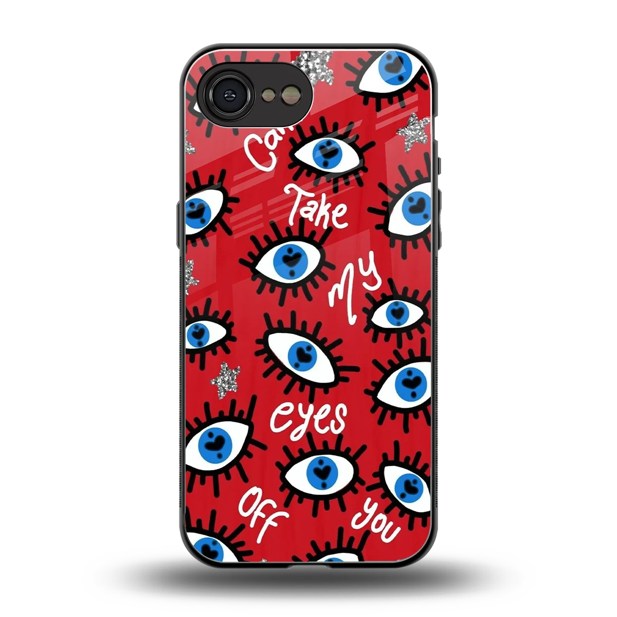 Eyes On You back phone cover | glass case for iphone 16e