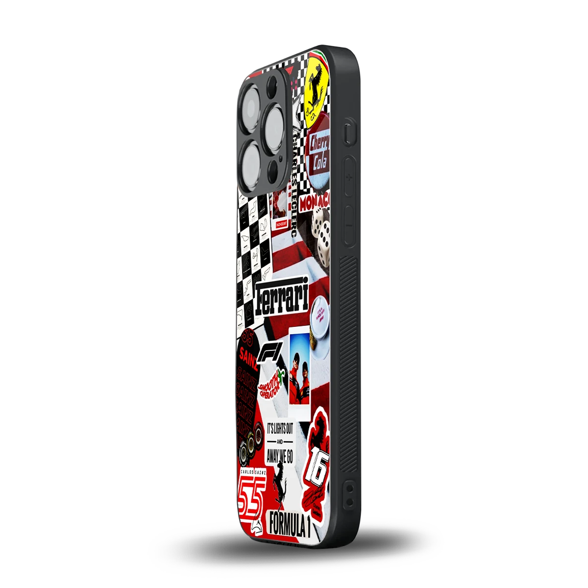F1 Icon iphone 16 pro mobile cover | shockproof glass phone case