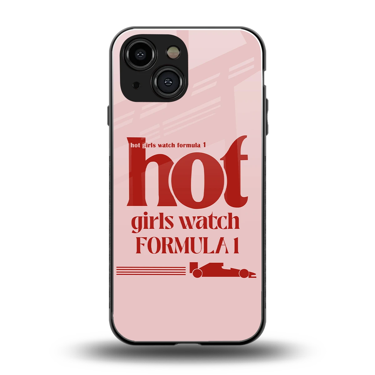 F1 Queen back phone cover | glass case for iphone 13 mini