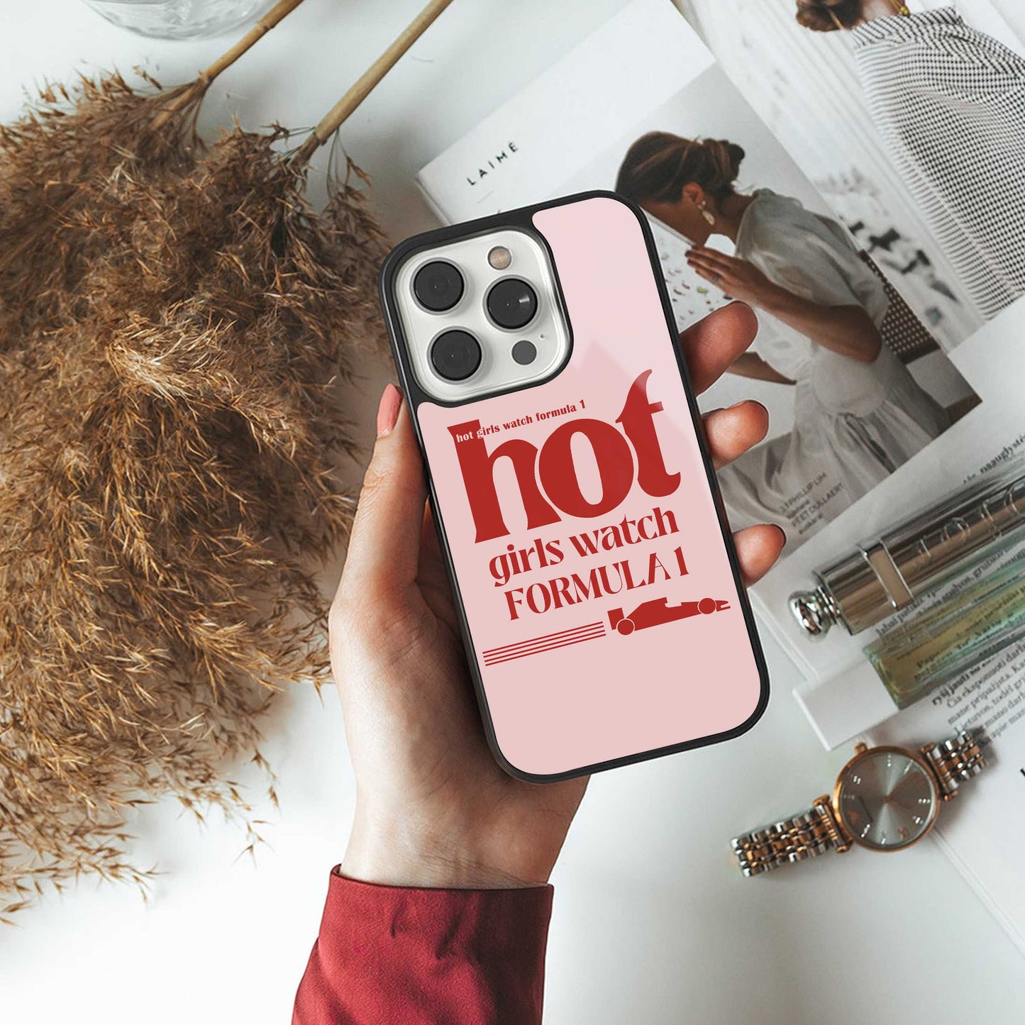 F1 Queen Phone Case for Iphone 16 | Glass Case