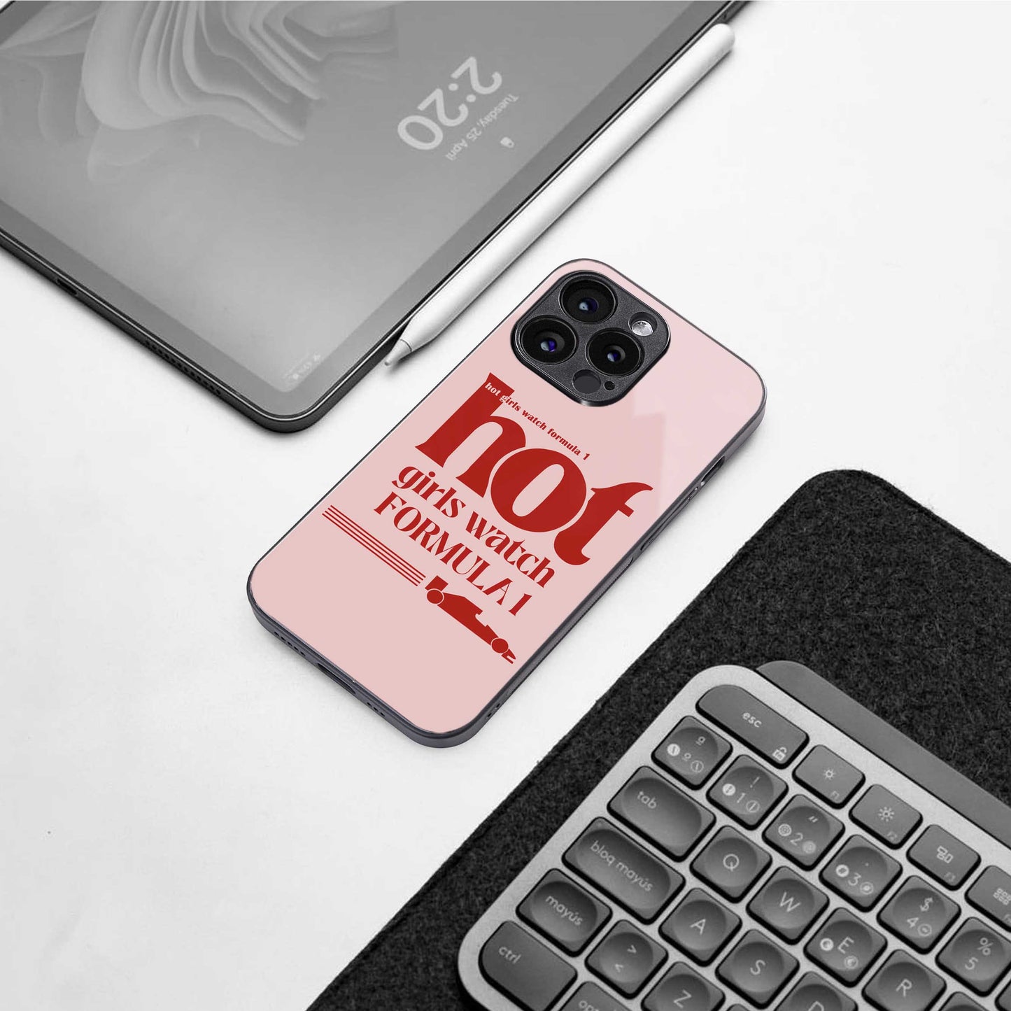 F1 Queen Phone Case for Iphone 16 | Glass Case