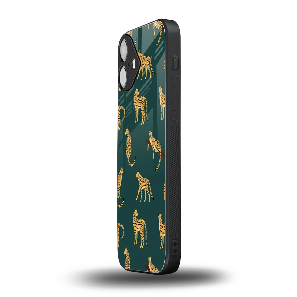 Fierce Spots iphone 16 plus mobile cover | shockproof glass phone case