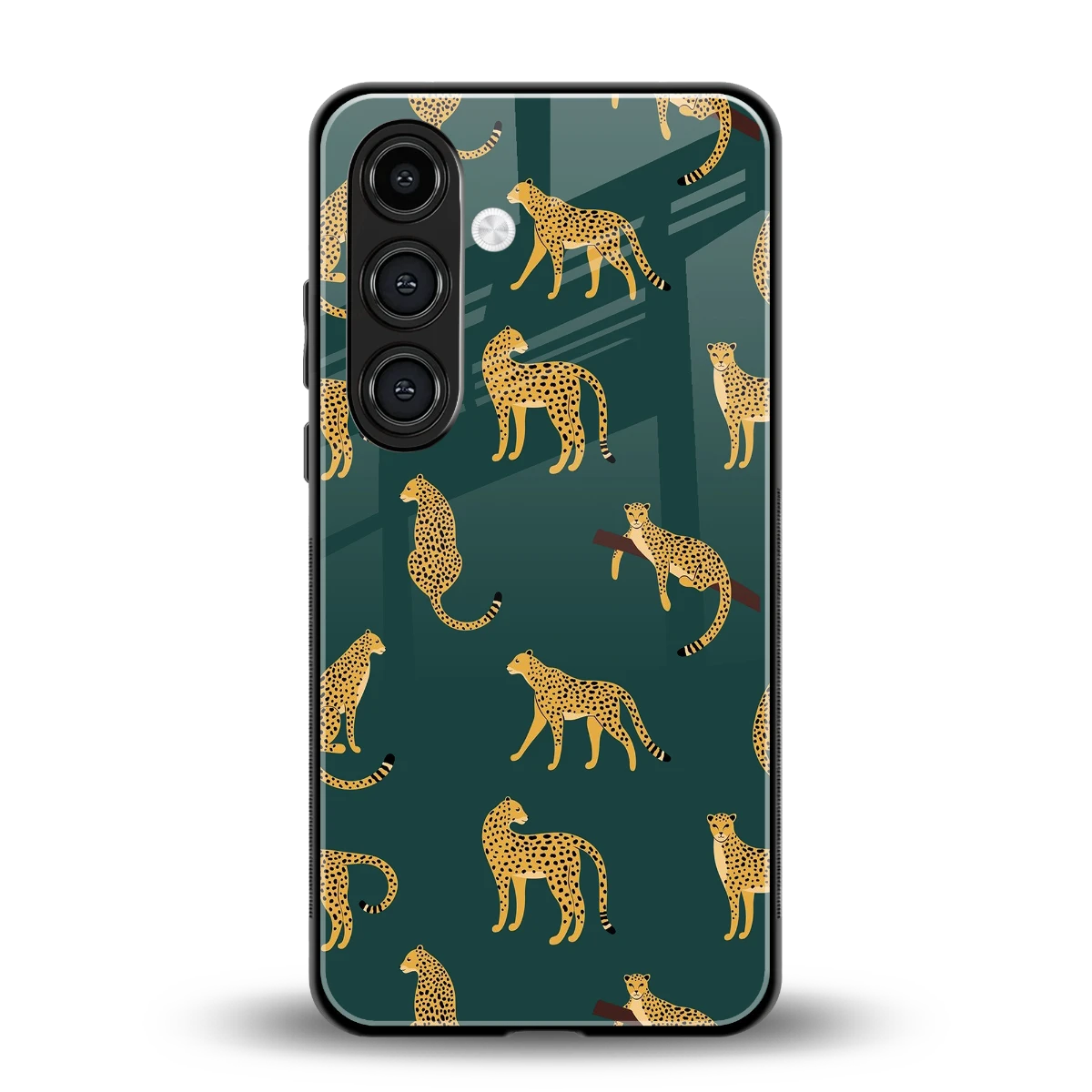 Fierce Spots back phone cover | glass case for samsung galaxy s24