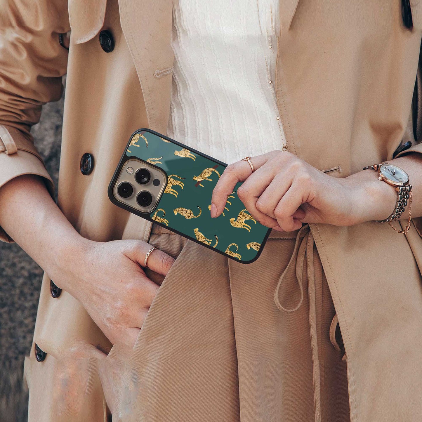 Fierce Spots Phone Case for Iphone 16 | Glass Case