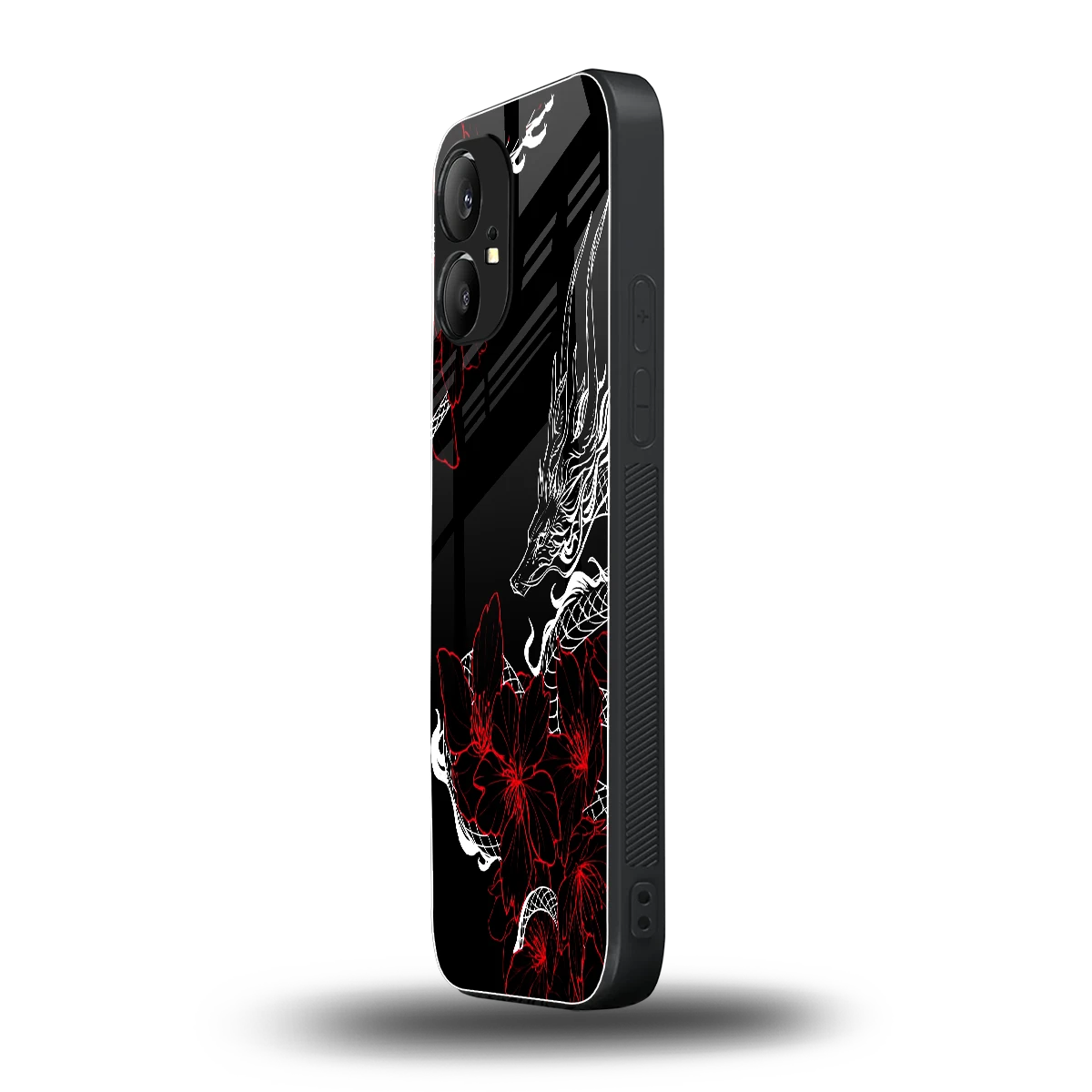 Fiery Petals nothing phone 1 mobile cover | shockproof glass phone case