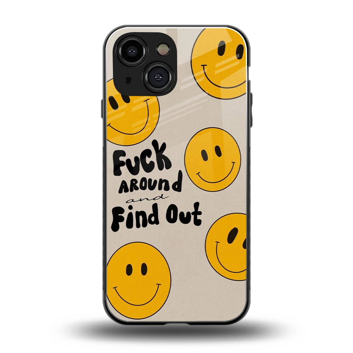 Find Out back phone cover | glass case for iphone 13 mini