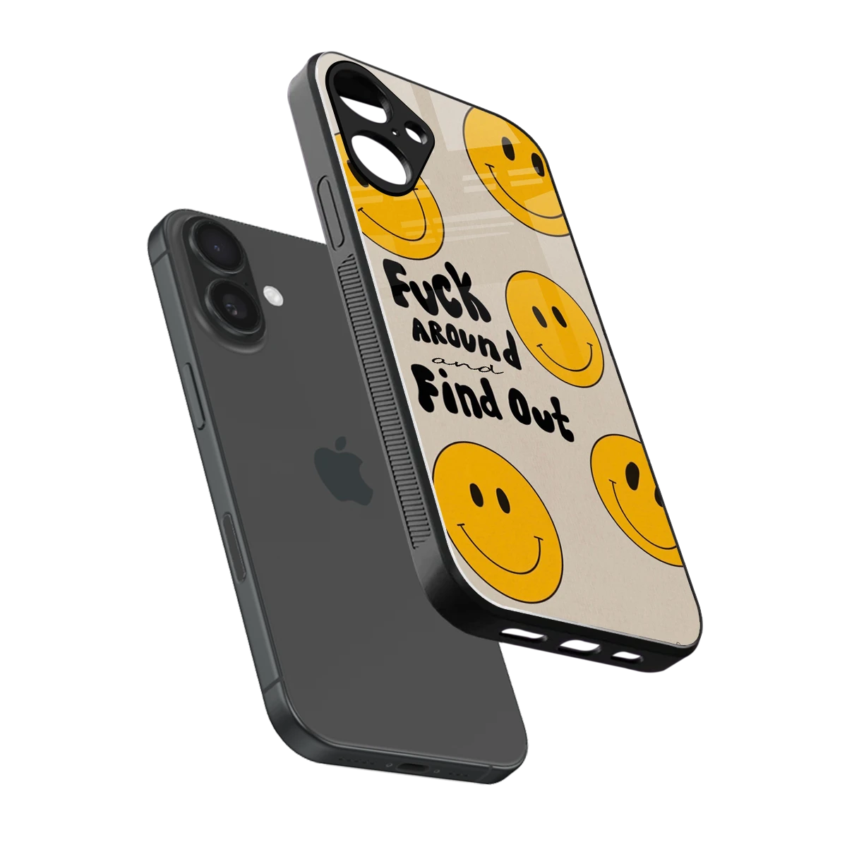 Find Out sleek iphone 16 plus cover with tempered glass back and TPU edges