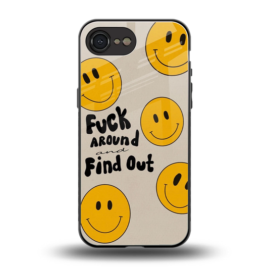 Find Out back phone cover | glass case for iphone 16e