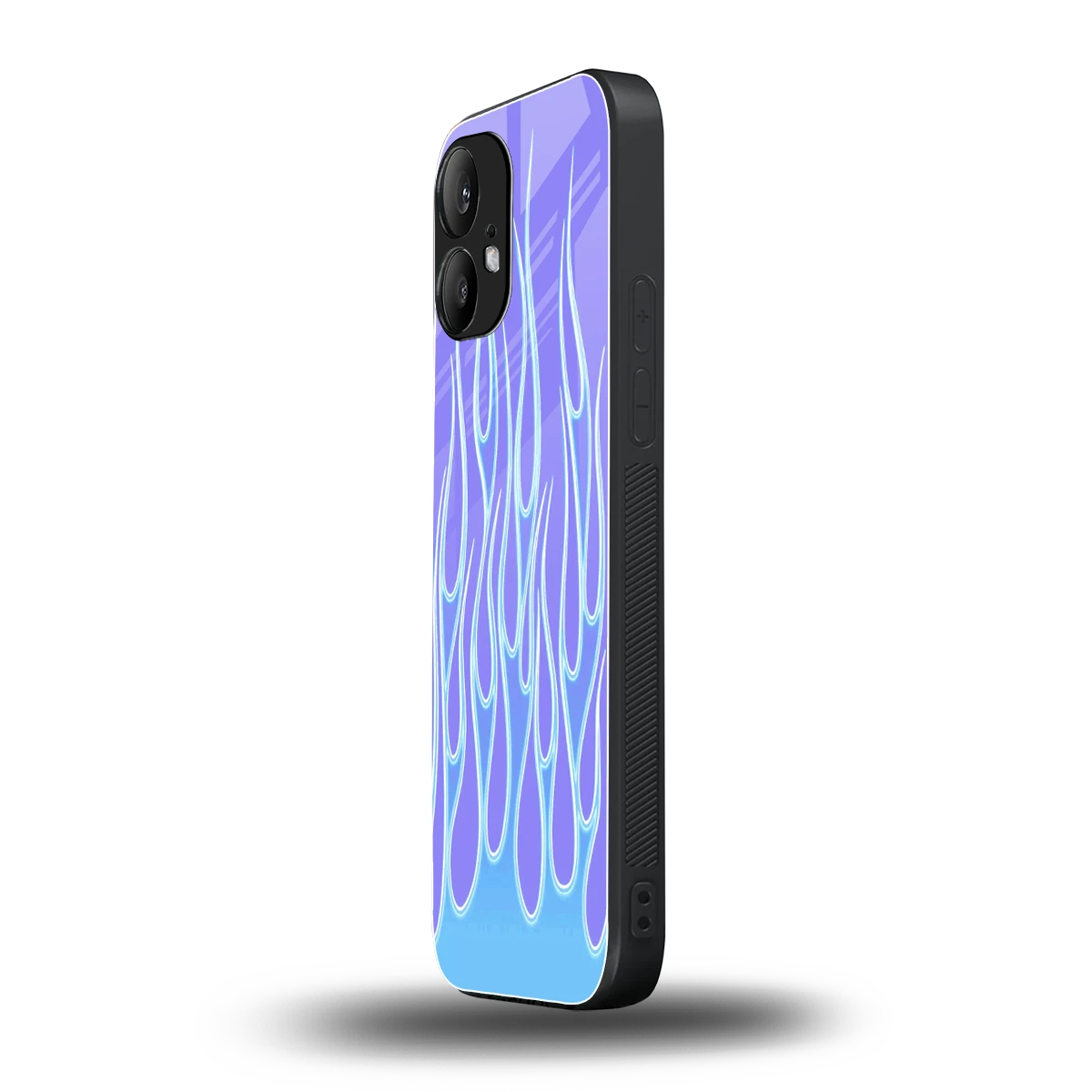 Flames Blue nothing phone 2 mobile cover | shockproof glass phone case