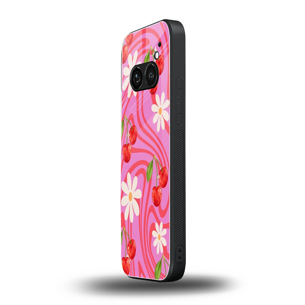 Floral Cherry nothing phone 2a plus mobile cover | shockproof glass phone case